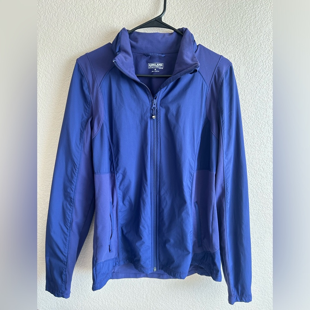 Kirkland violet zip up sports jacket